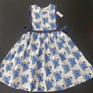 NWT Pink Chicken Blue Floral Dress
